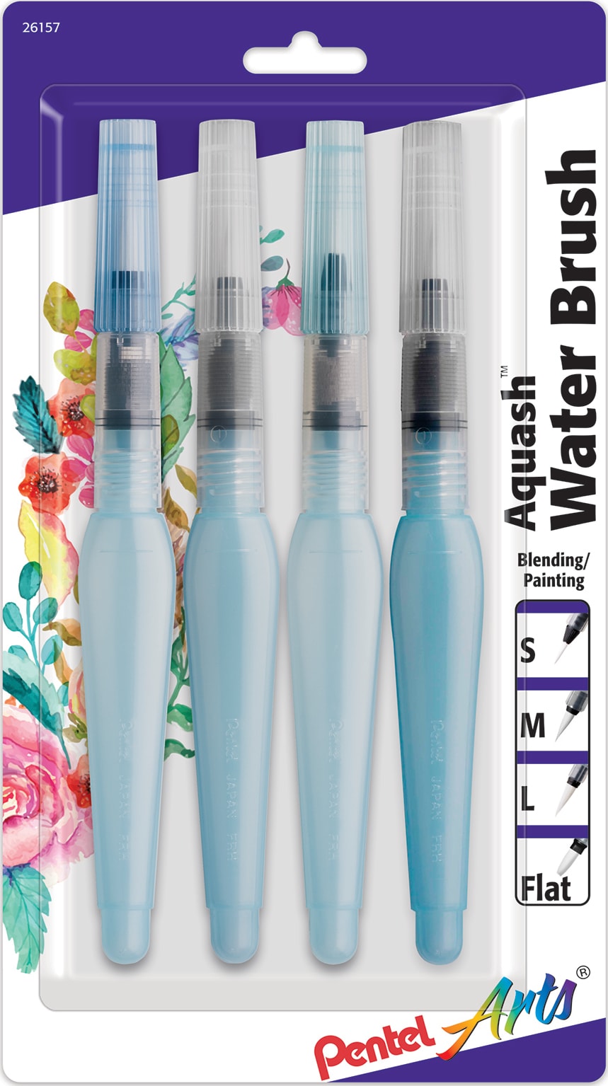AQUASH WATERBRUSH SET/4