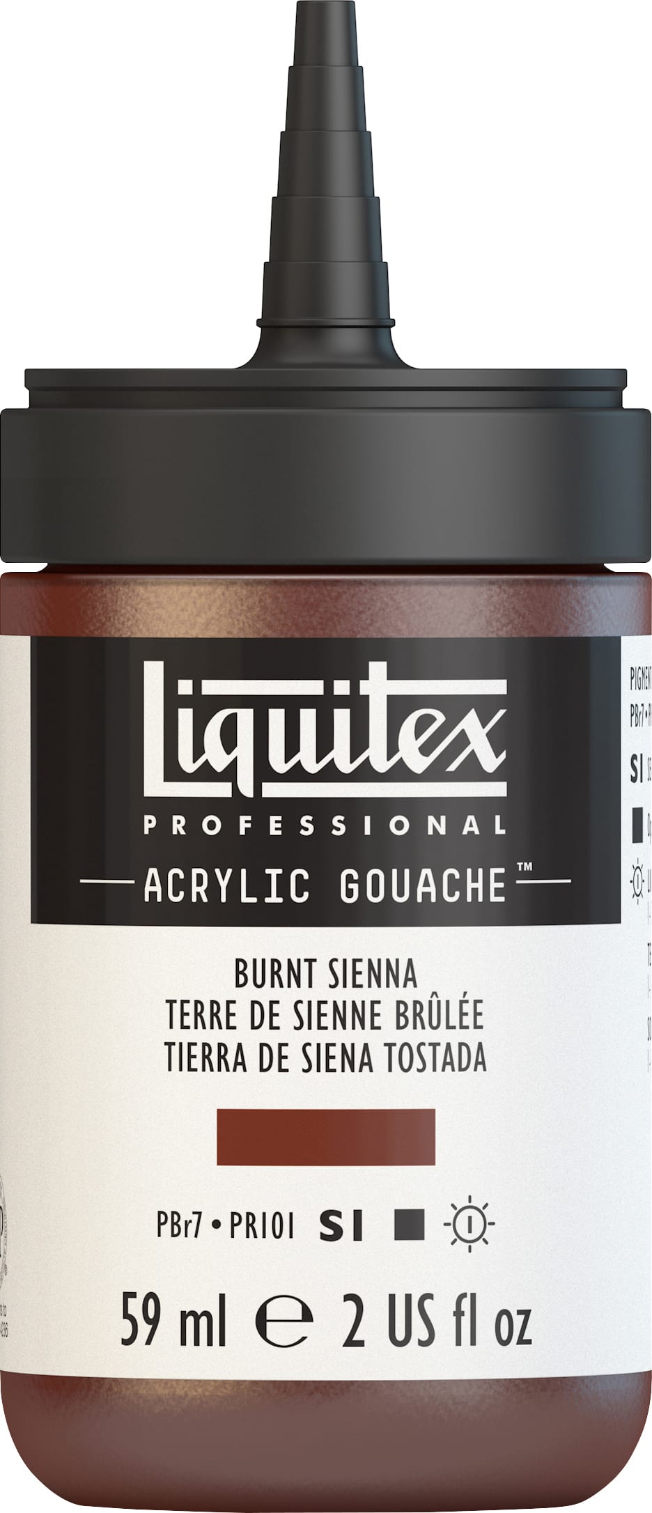 ACRYLIC GOUACHE 59ML BURNT SIENNA