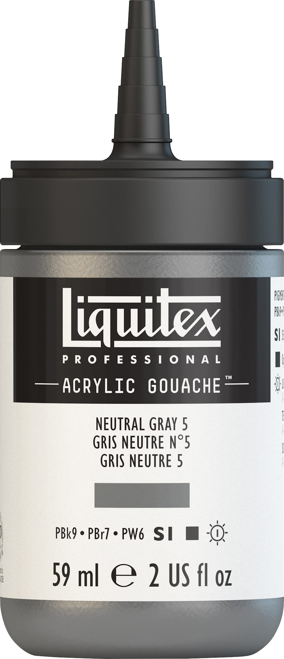 ACRYLIC GOUACHE 59ML NEUTRAL GRAY 5