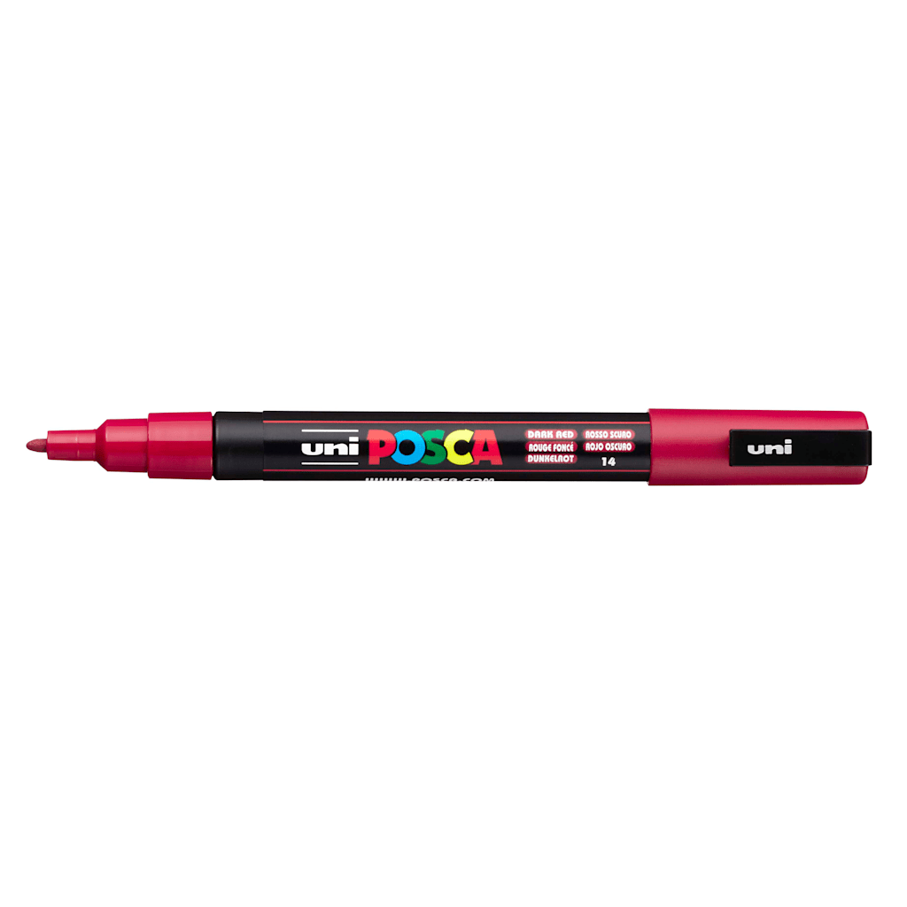 Posca Paint Marker PC-3M Fine Dark Red