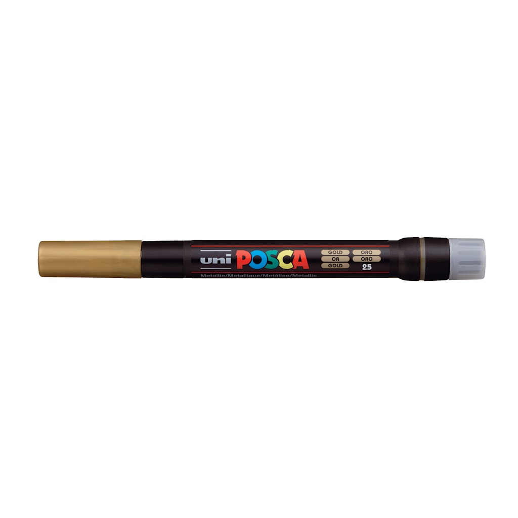 Posca Paint Marker PCF-350 Brush Gold