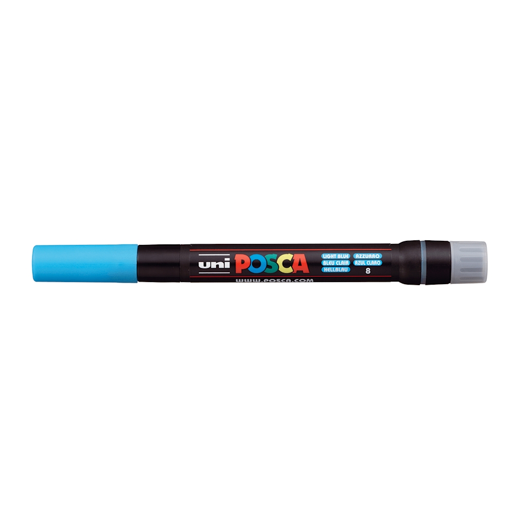 Posca Paint Marker PCF-350 Brush Light Blue