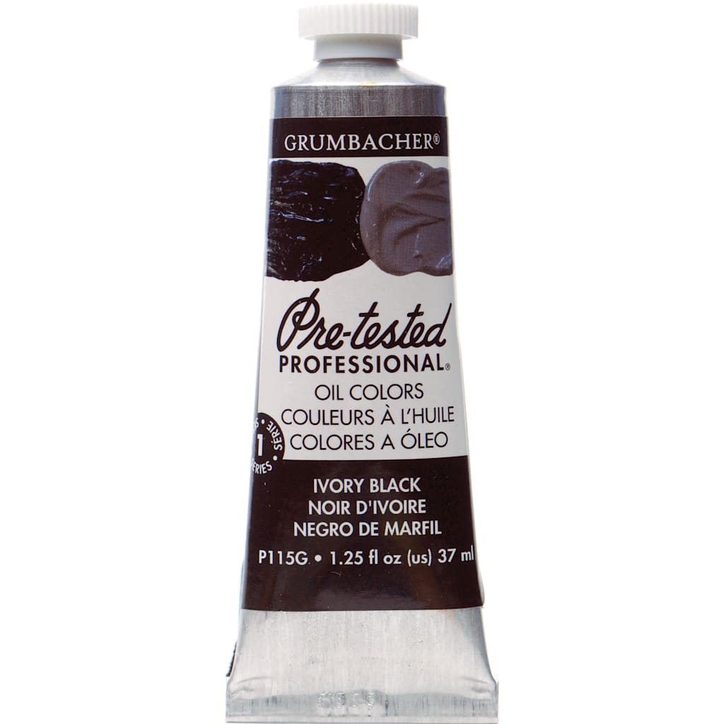 PRE-TESTED OIL 37ML IVORY BLACK