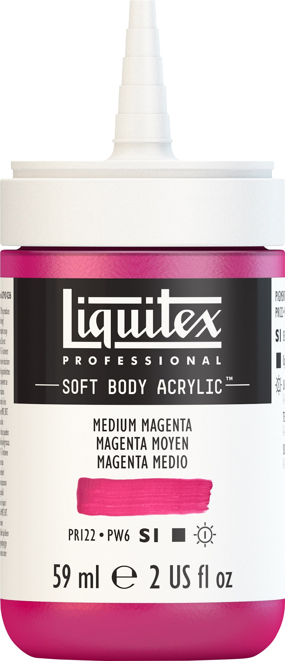 PROFESSIONAL SOFT BODY ACRYLIC 59ML MEDIUM MAGENTA