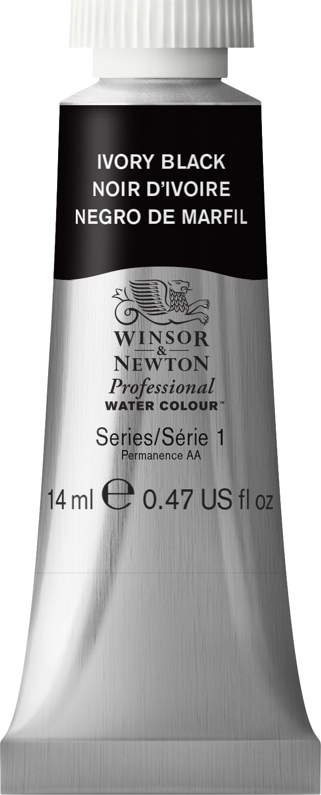 Professional Watercolor 14mL Ivory Black
