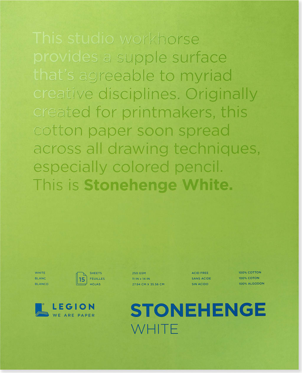 Stonhenge Draw 15/Sheet Pad 11X14