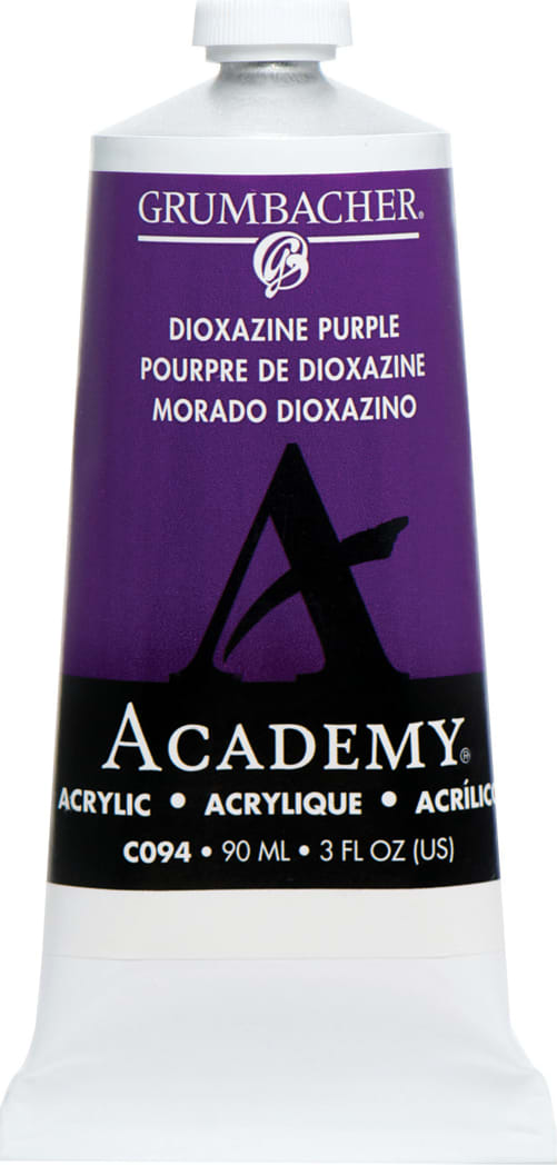 ACADEMY ACRYLIC 90ML DIOXAZINE PURPLE