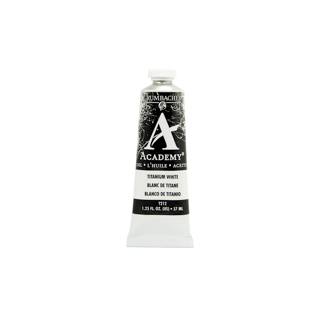 ACADEMY OIL 37ML TITANIUM WHITE