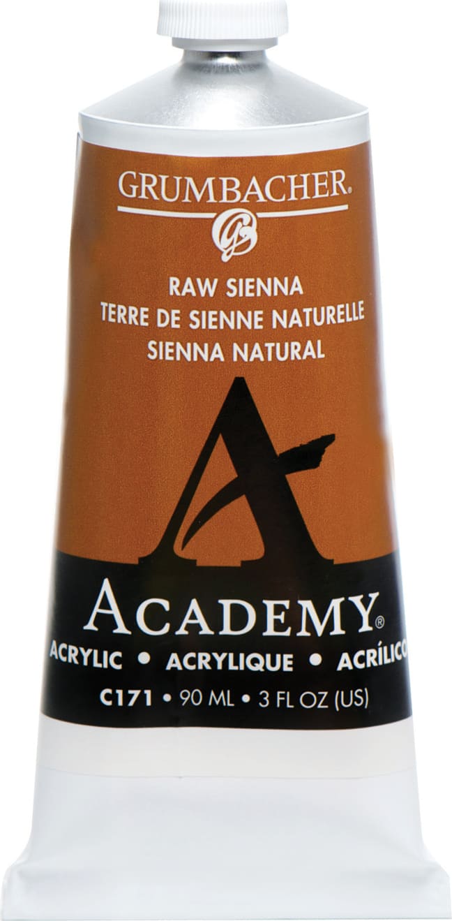 ACADEMY ACRYLIC 90ML RAW SIENNA