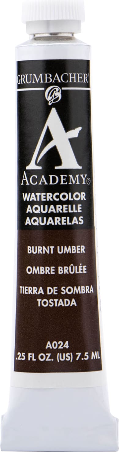 Academy Watercolor Burnt Umber 7.5Ml