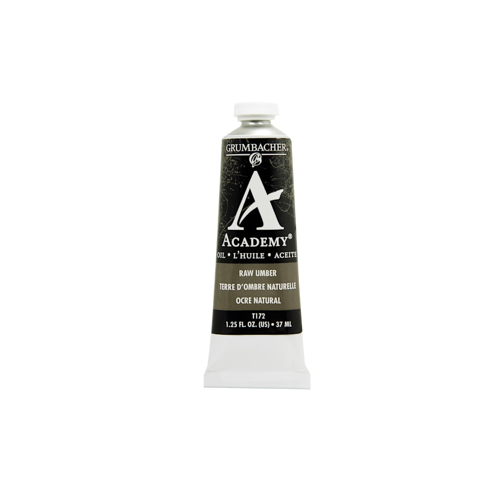 ACADEMY OIL 37ML RAW UMBER