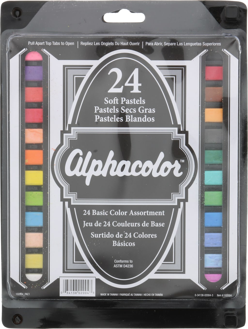 Alphacolor Pastels 24-Color Set
