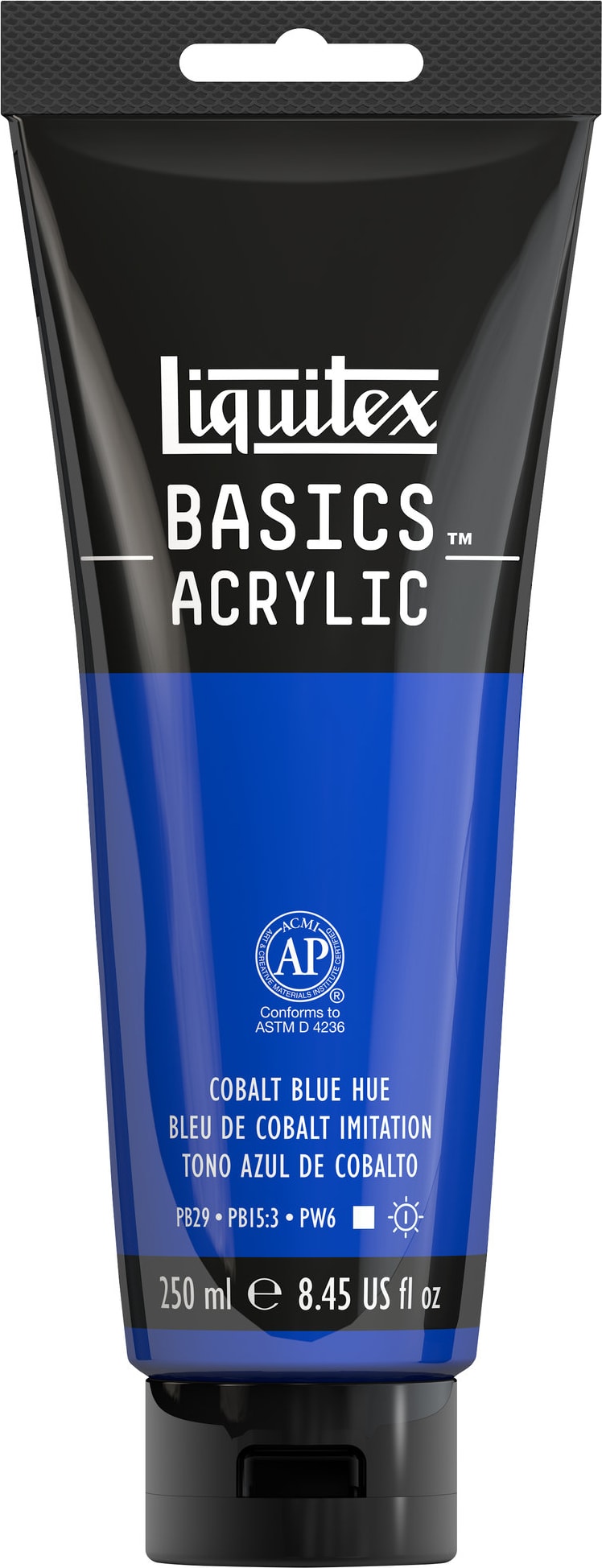 BASICS ACRYLIC 250ML COBALT BLUE
