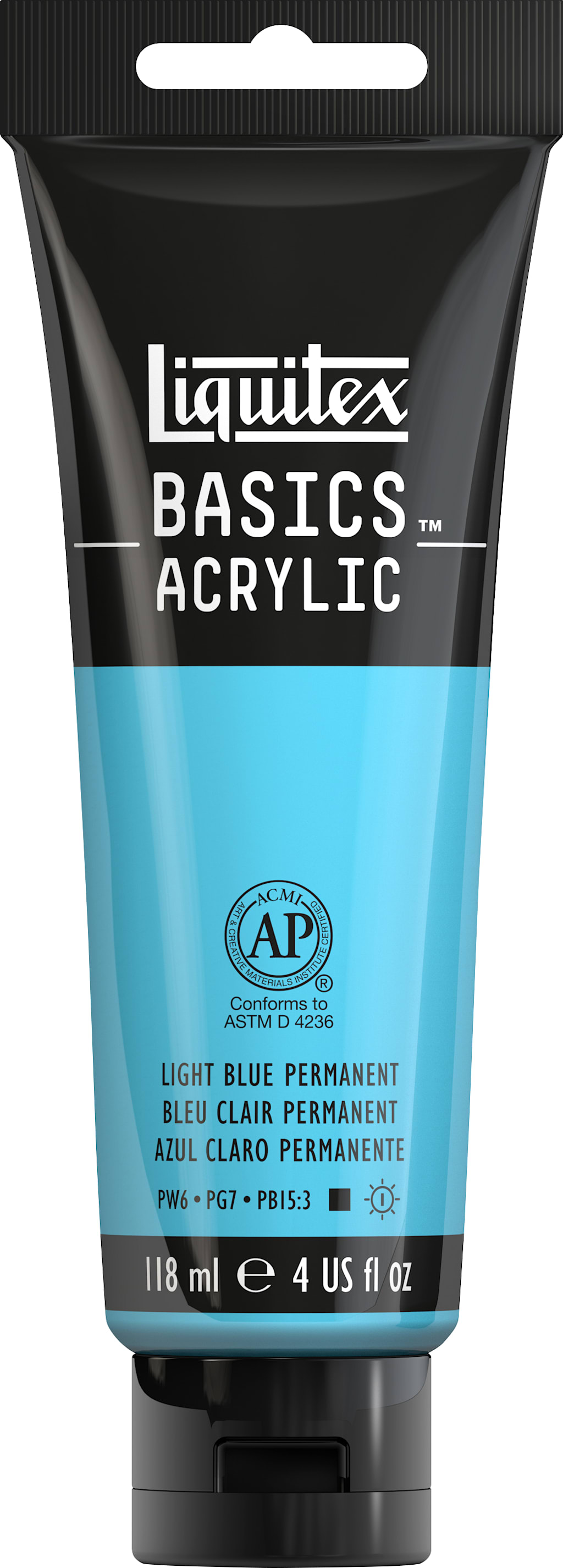 Basics 4oz Permanent Light Blue