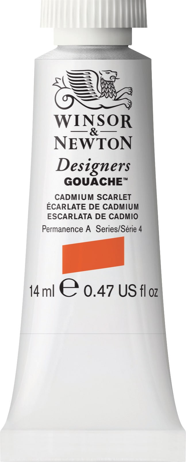 Designer Gouache 14mL Cadmium Scarlet