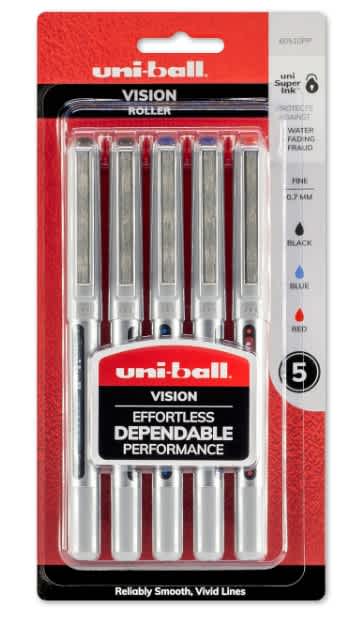 Uniball Vision .7 Asst 5c