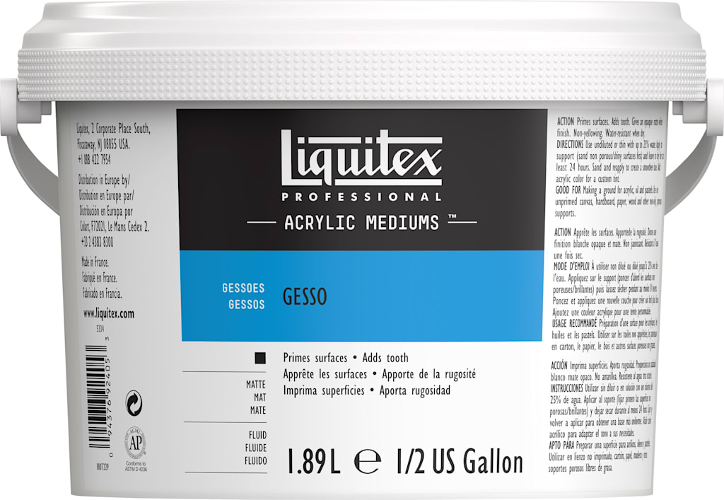 LIQUITEX GESSO 1/2 GALLON