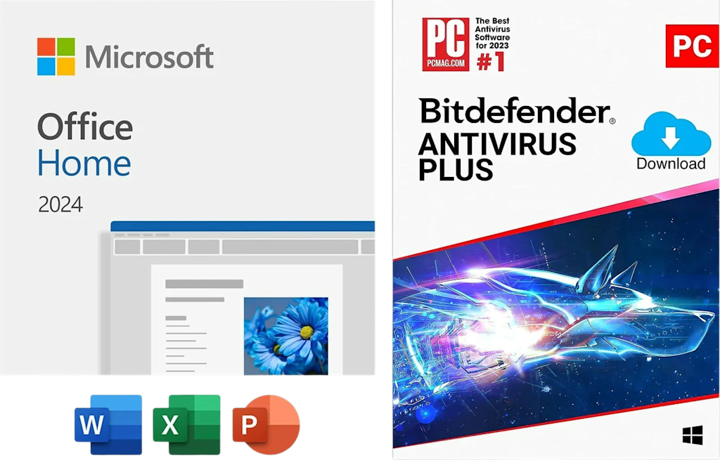 Microsoft Office Home 2024 w/Bitdefender AntiVirus - Windows