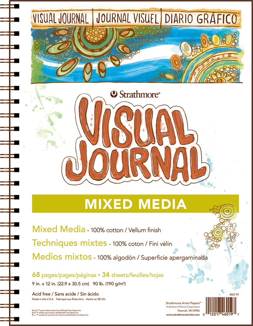 VISUAL JOURNALMIX MEDIA9X12 68 PAGES