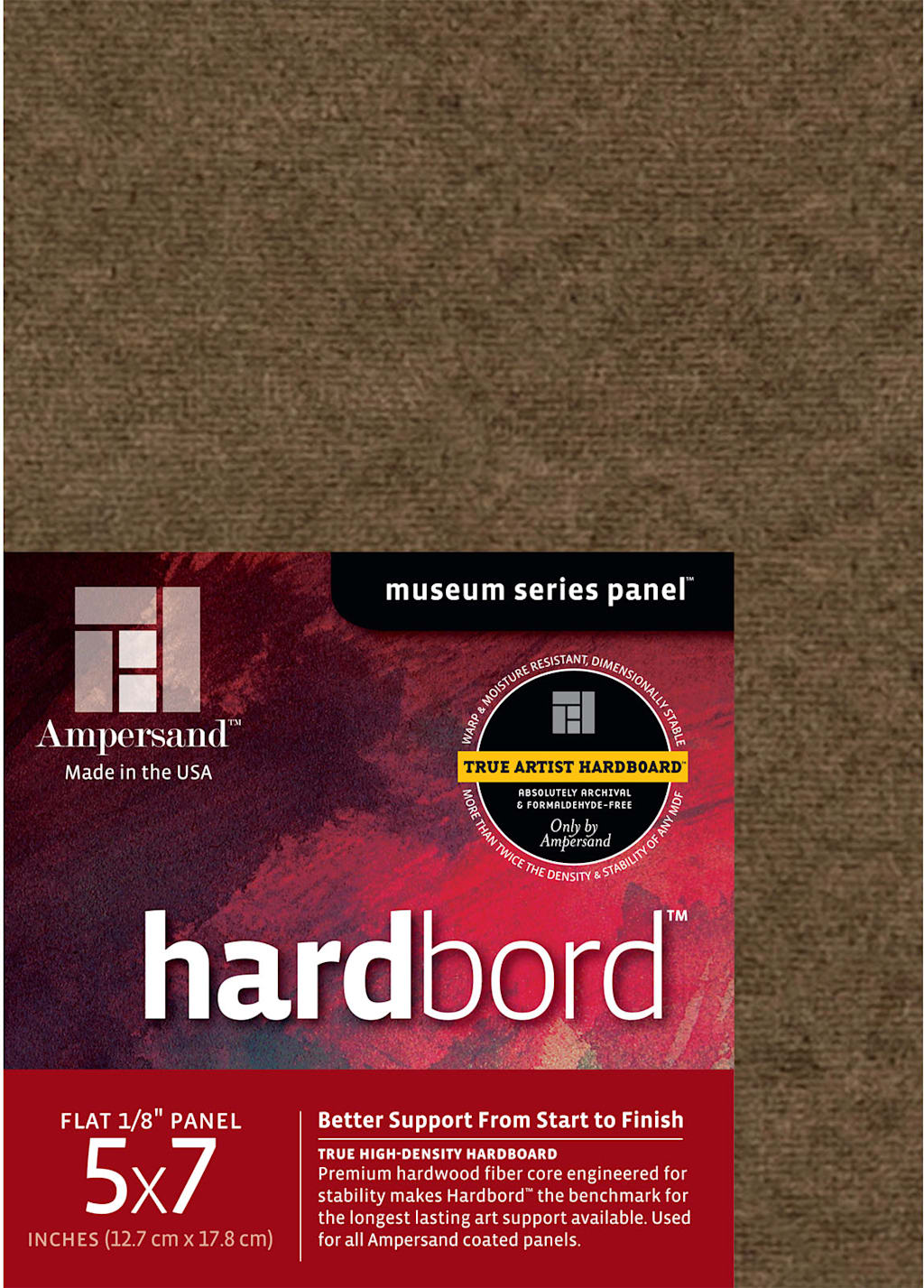 Hardbord 1/8 Inch Flat 5X7 3-Pack