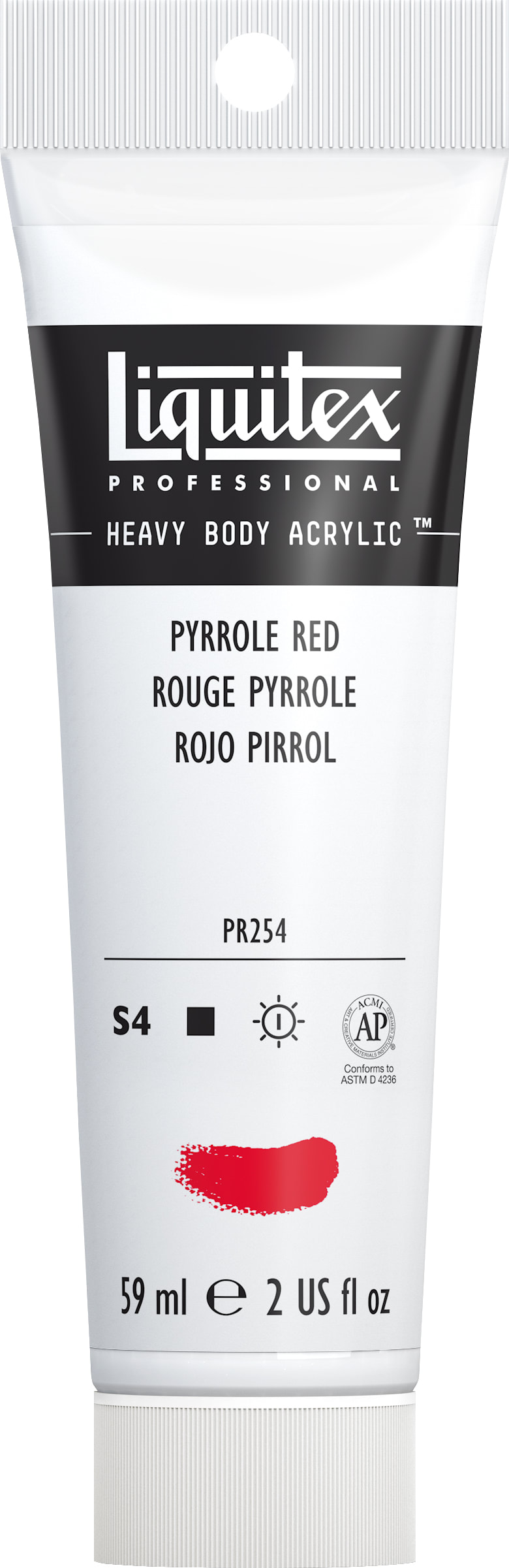 Heavy Body Acrylic 2oz Pyrrole Red