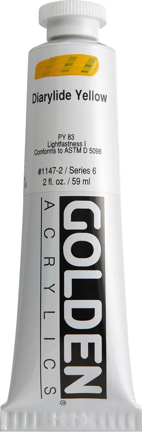Heavy Body Acrylic Diarylide Yellow 2 oz