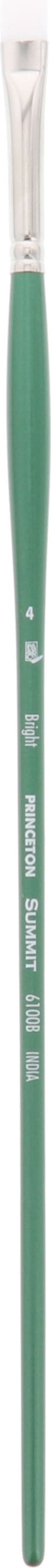 SUMMIT WHITE SYNTHETIC BRISTLE BRIGHT 4 LONG HANDLE