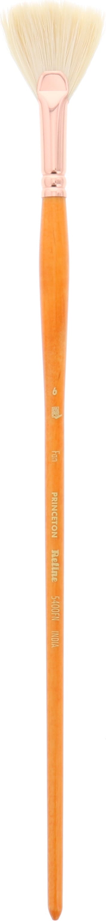 SUMMIT WHITE SYNTHETIC BRISTLE FAN 2 LONG HANDLE