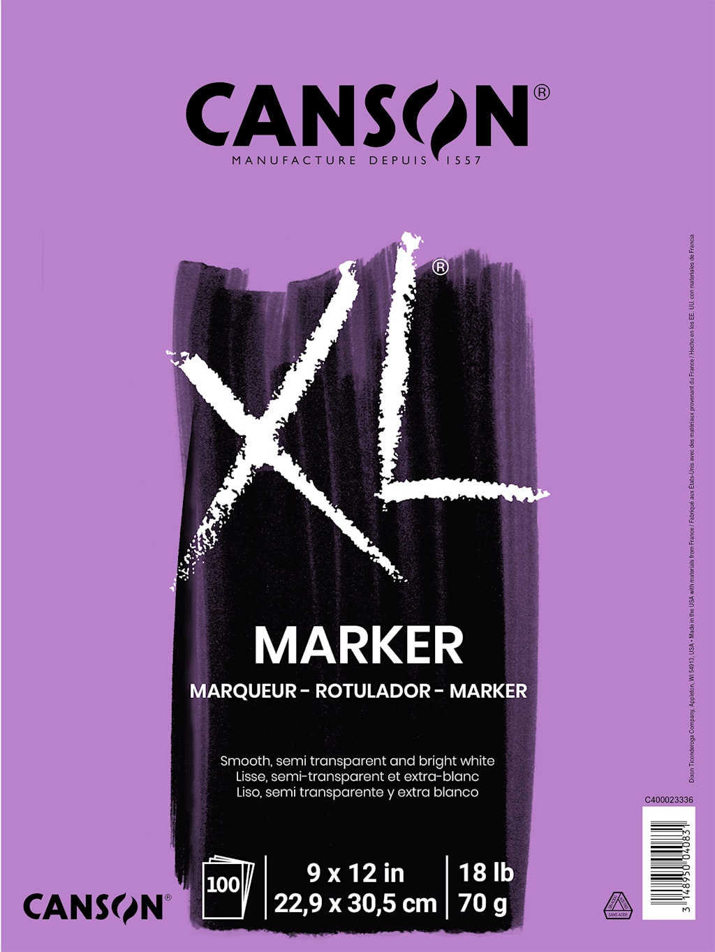 XL Marker Pad 9X12 100 Sheets