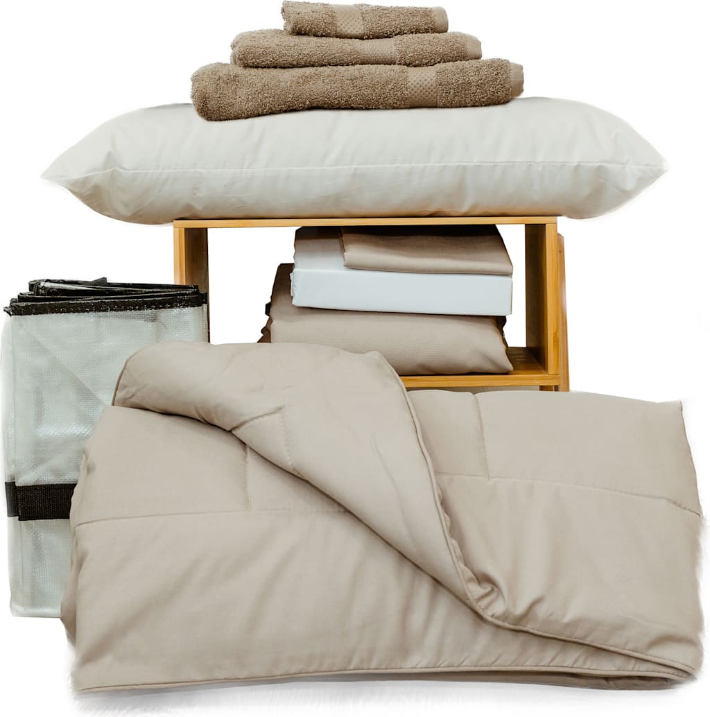 CAN ESSN BEDDING BUNDLE-TAUPE