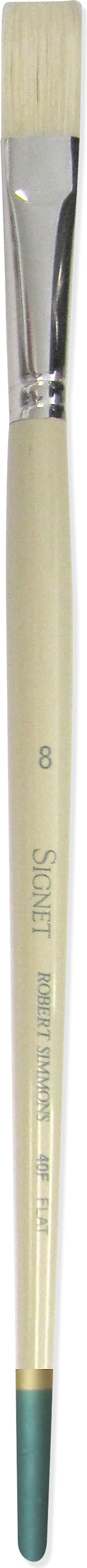 SIGNET BRISTLE BRUSH FLAT 8 LONG HANDLE