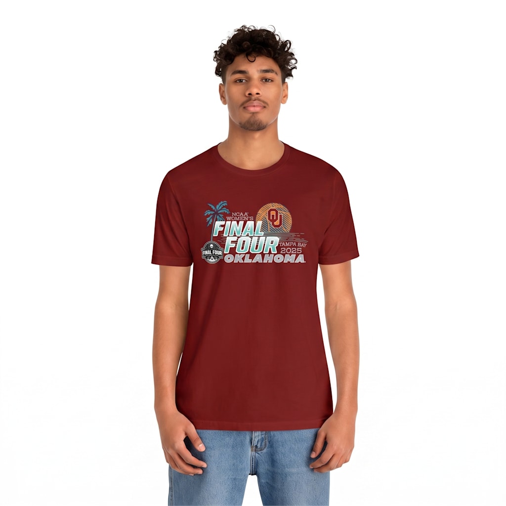University of Oklahoma Women's Basketball 2025 Final Four Short Sleeve T-Shirt