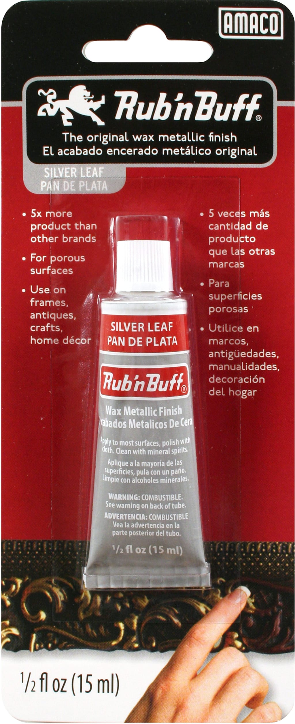 RUB N BUFF SILVER LEAF