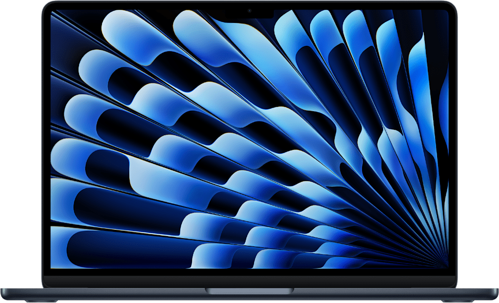 Apple 13-inch MacBook Air: Apple M5 chip with 10‑core CPU and 8‑core GPU, 16GB, 512GB SSD - Midnight - AppleCare+ Included