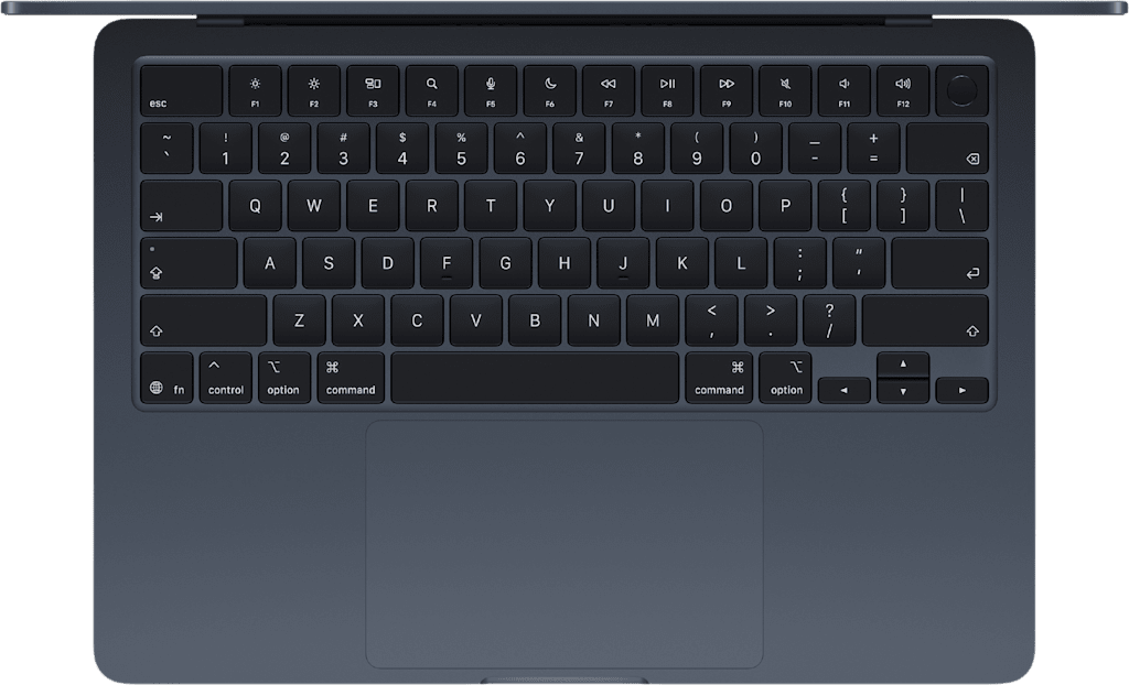 Apple 13-inch MacBook Air: Apple M5 chip with 10‑core CPU and 8‑core GPU, 16GB, 512GB SSD - Midnight - AppleCare+ Included