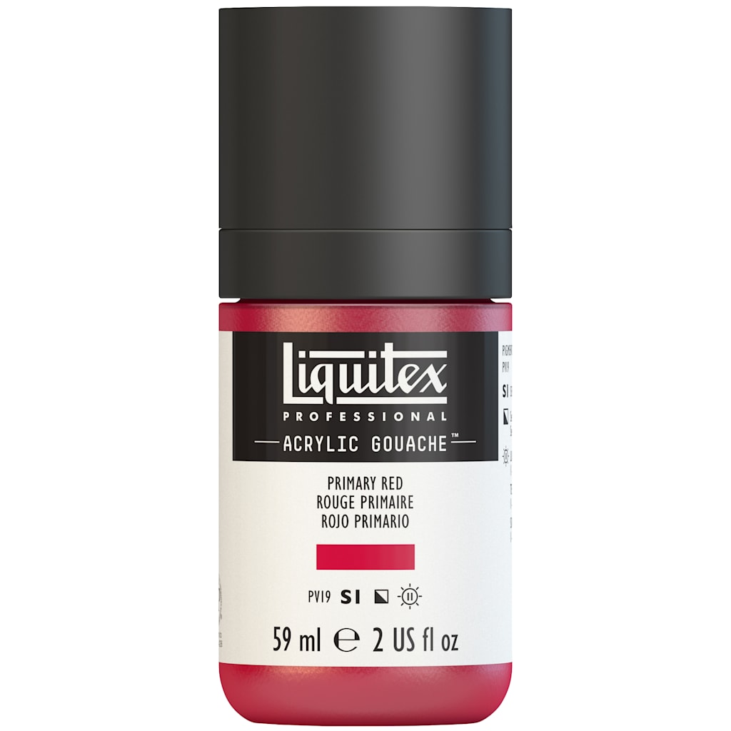 ACRYLIC GOUACHE 59ML PRIMARY RED