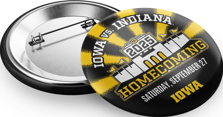 University of Iowa 2025 Homecoming Button