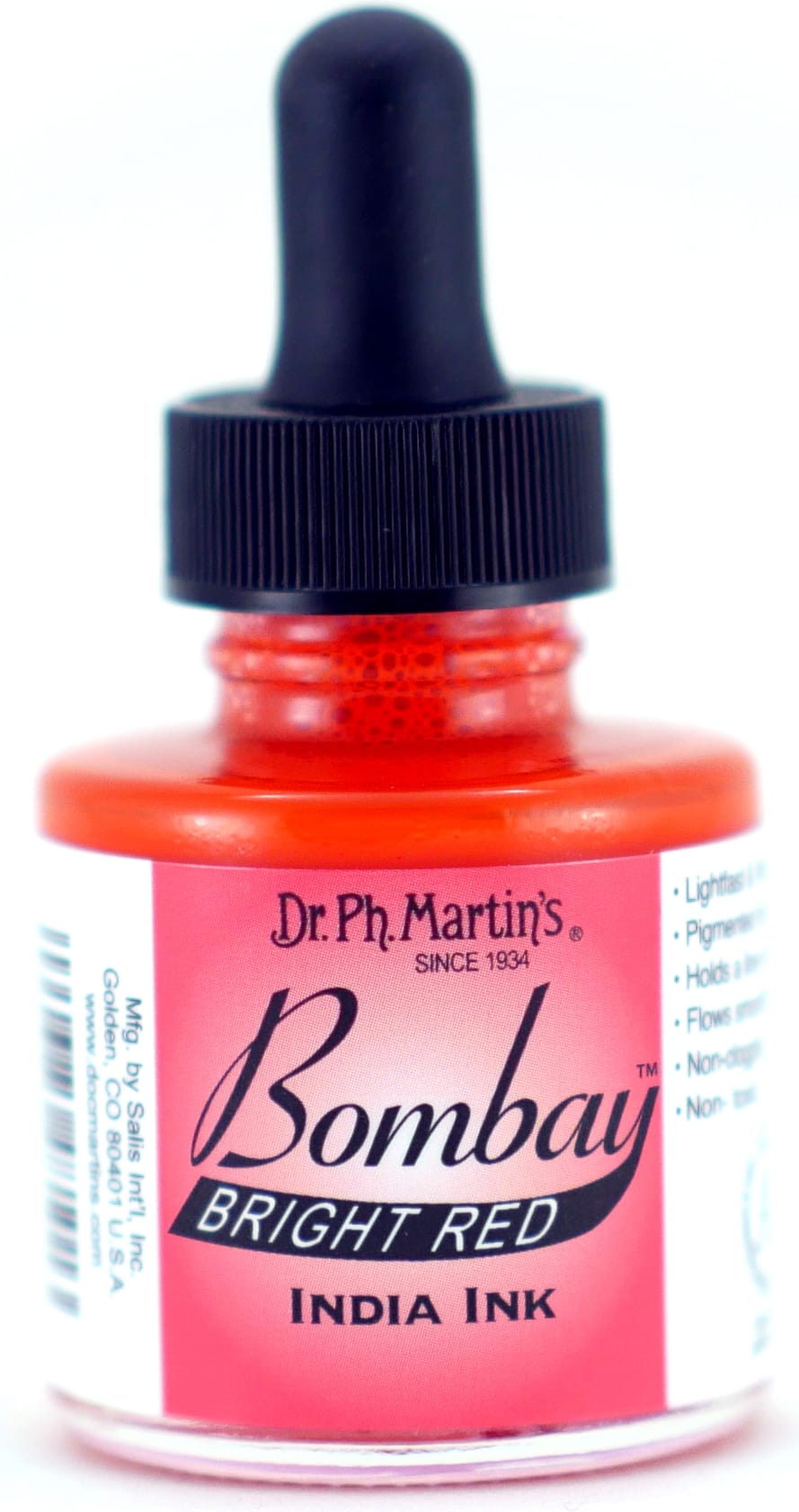 BOMBAY INDIA INK BRIGHT RED