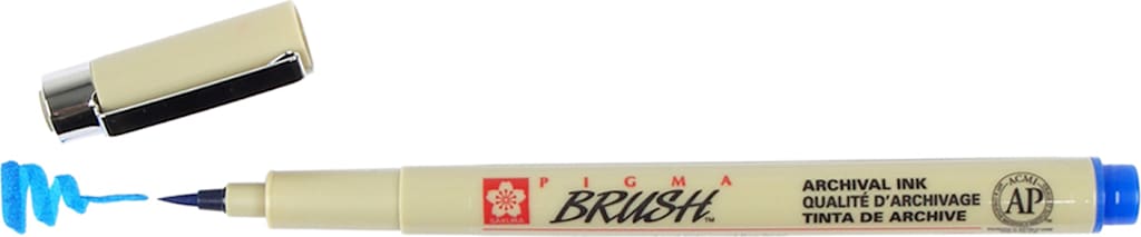 BRUSH PEN BLUE