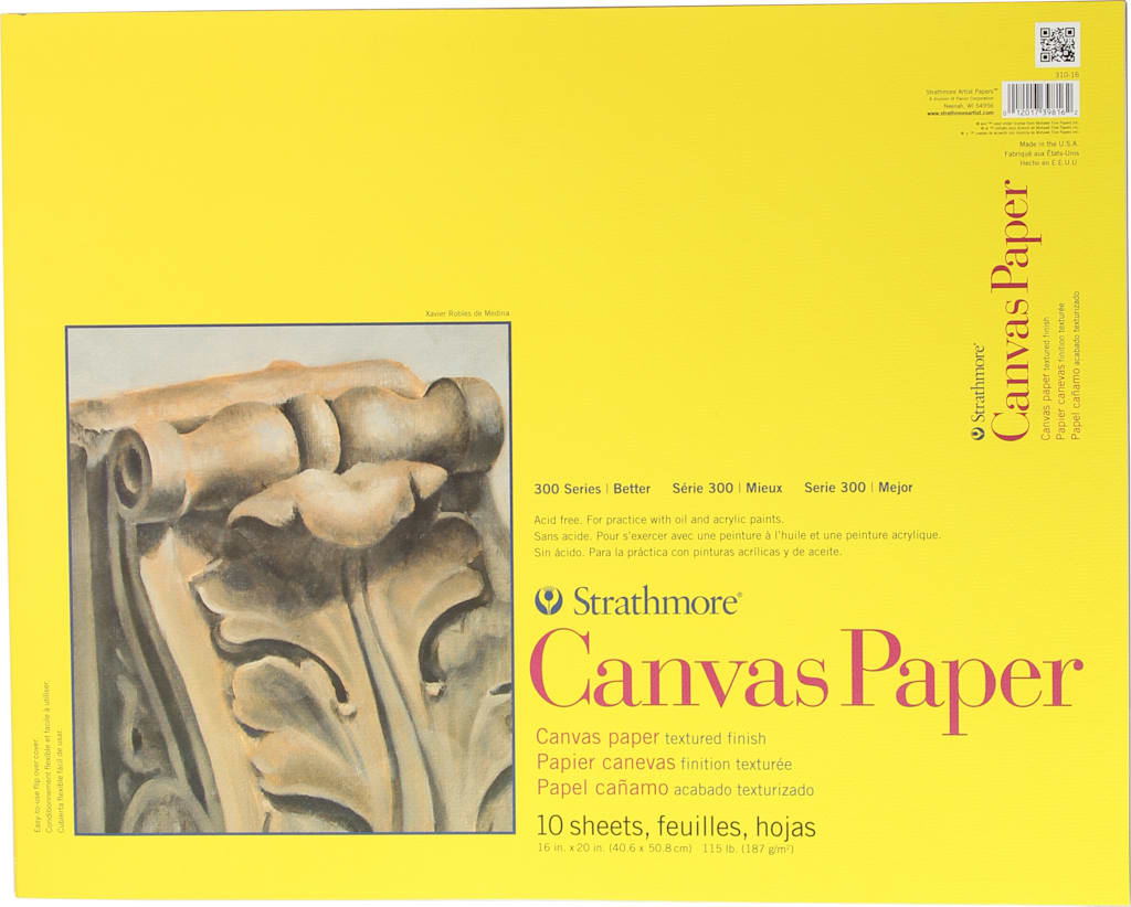 CANVAS PAPER 16X20 10 SHT