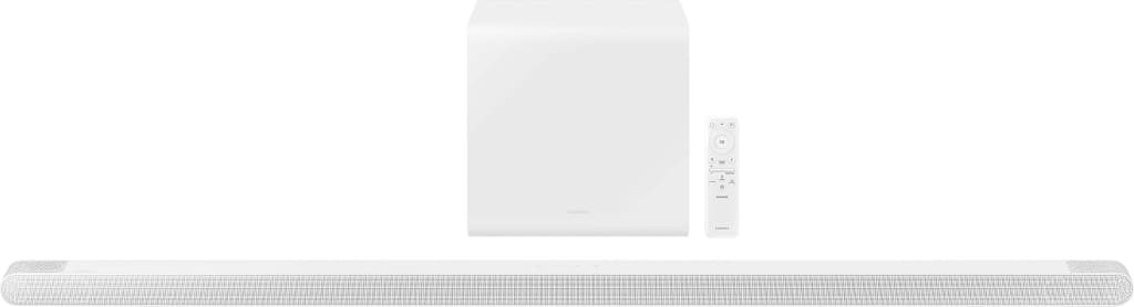 Samsung 3.2.1-Channel Soundbar w/ Wireless Dolby Atmos DTS Virtual:X (White) - ONLINE ONLY