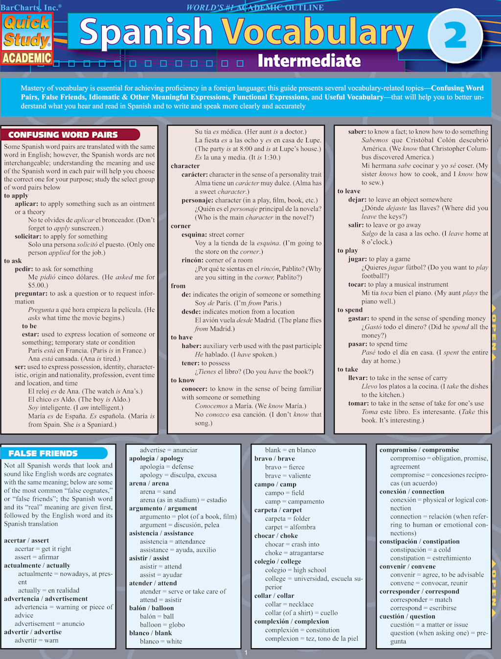 SPANISH VOCAB 2: INTERMEDIATE