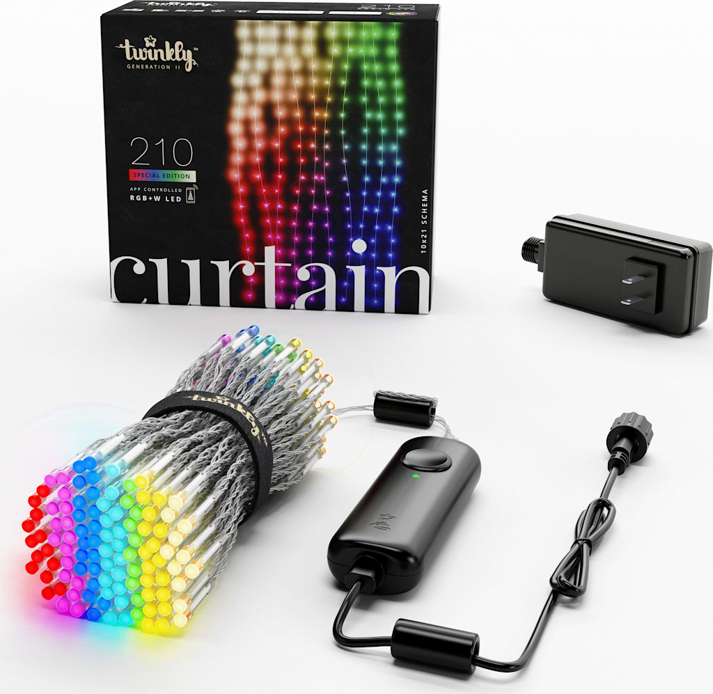 TW CURTNLED 5x7Ft 210Ct RGB
