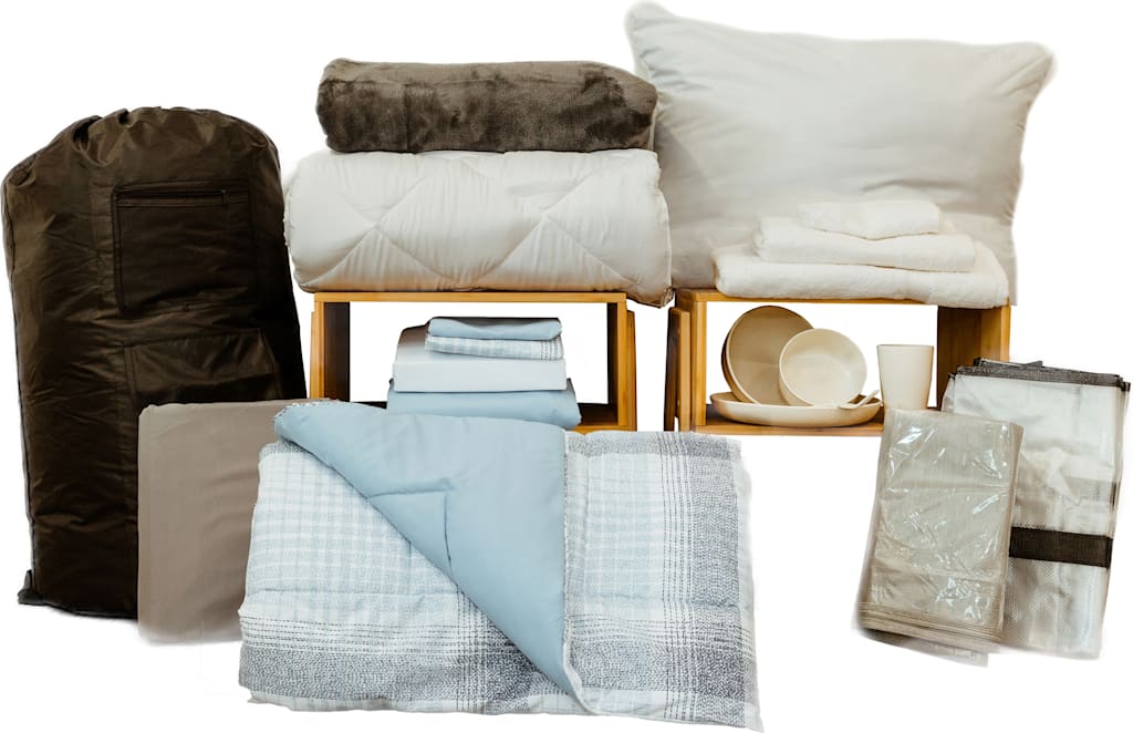 CAN DLX BEDDING BUNDLE-BLUE PL