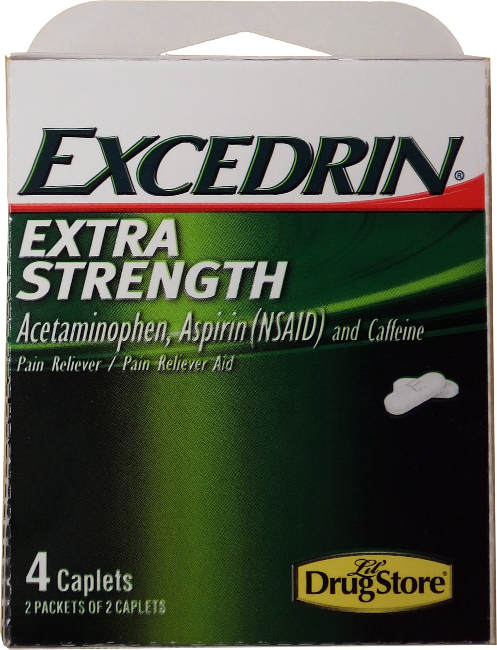 LIL DRUG EXCEDRIN CAPLET 4CT