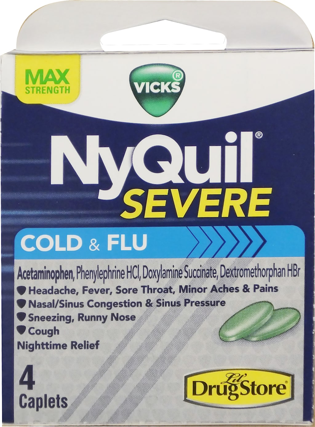 LIL DRUG NYQUIL SEVERE 4CT