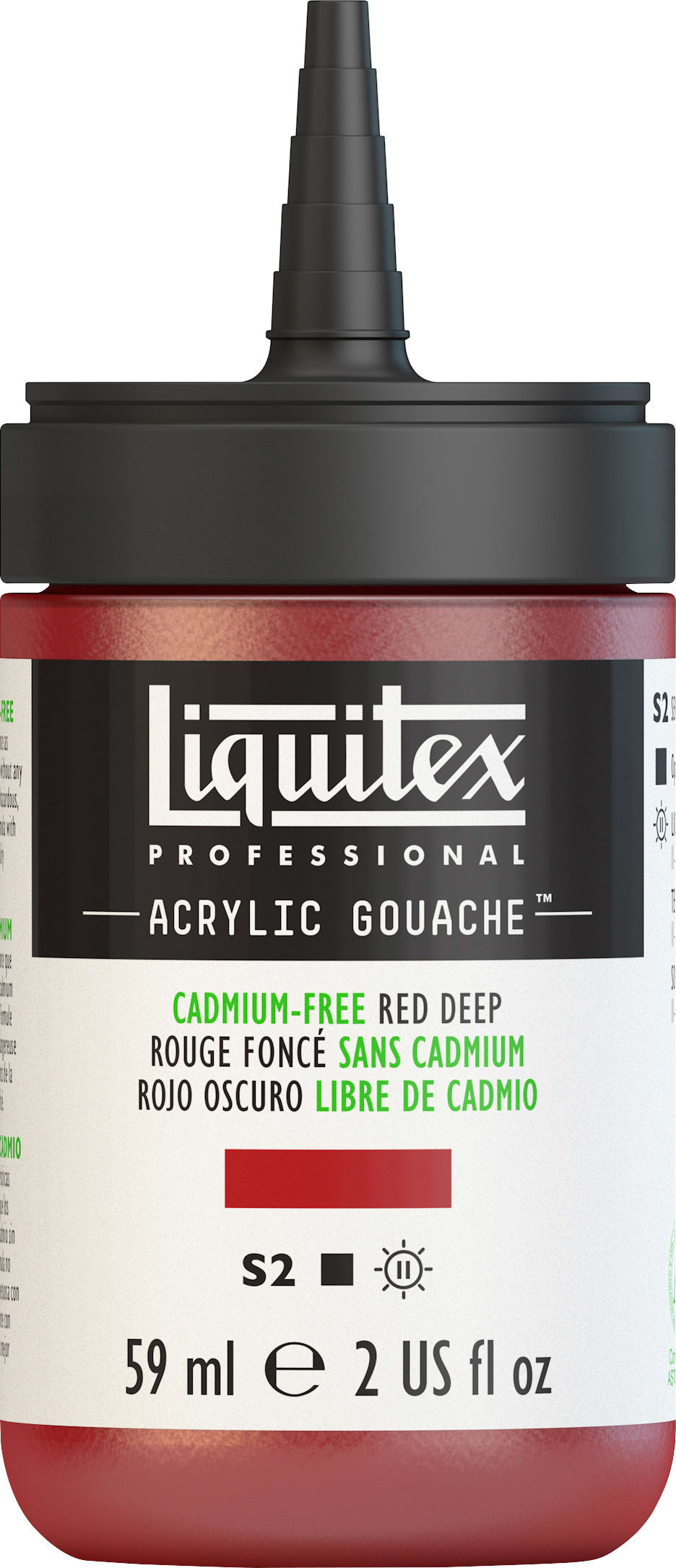 ACRYLIC GOUACHE 59ML CADMIUM FREE RED DEEP