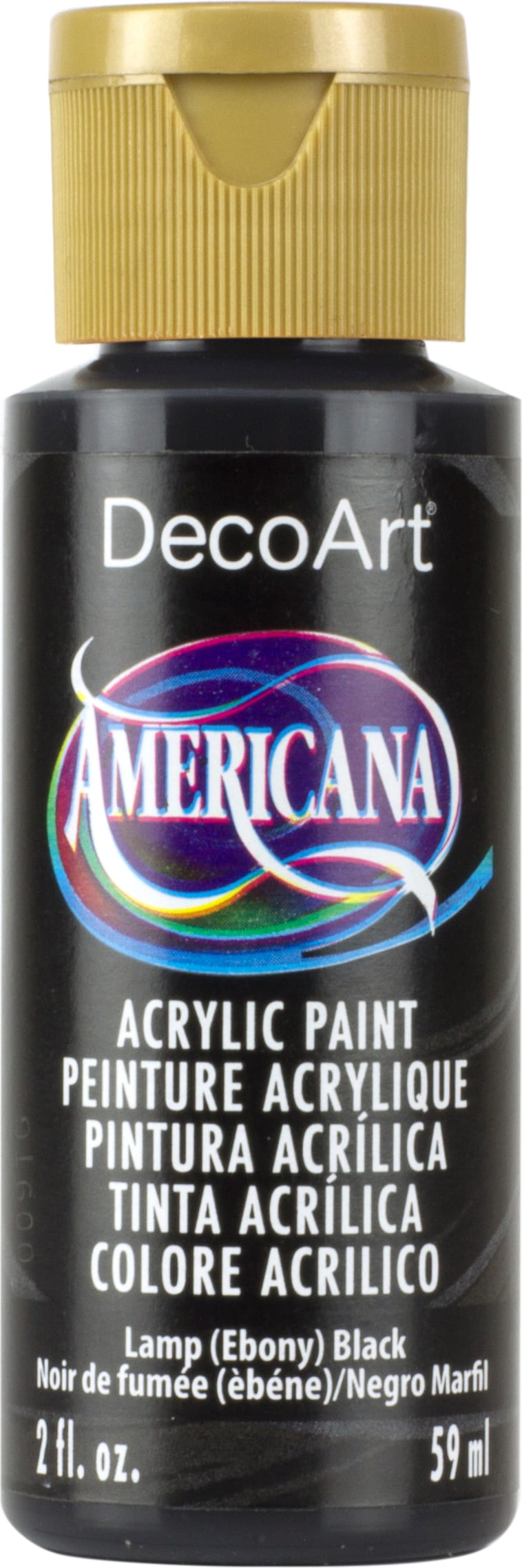 AMERICANA CRAFT ACRYLIC 2OZ EBONY BLACK