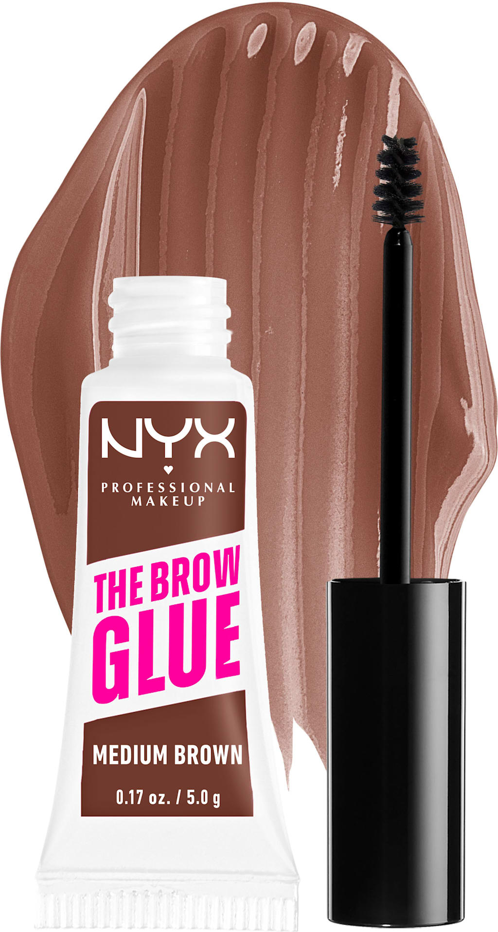 BROW GLUE INST STYLR MED BROWN
