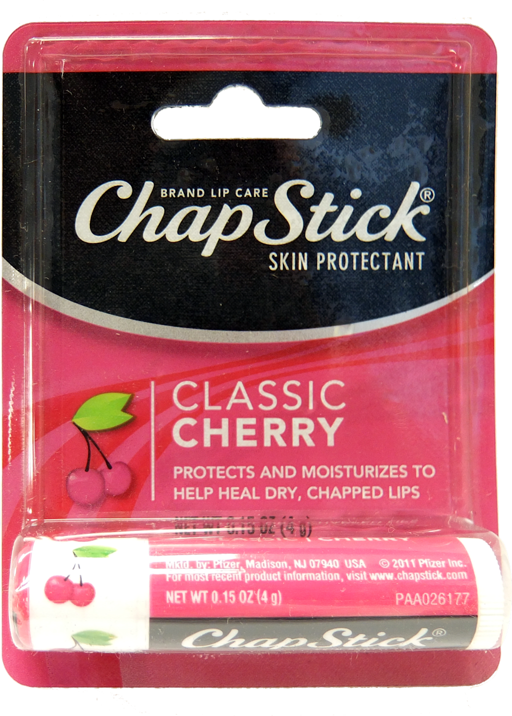 Chapstick Cherry Flavor  0.15 oz